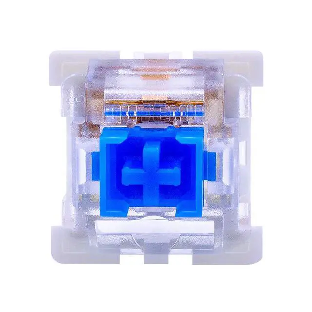 Alt view image 3 of 6 - Blue Switches for Mechanical Keyboards, 3-pin Clicky&Tactile Dustproof, 65-Pack