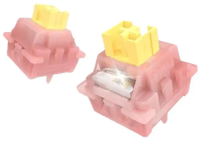 Main image of Outemu Silent Peach Hall Effect Magnetic Switches,Magnetic Mechanical Keyboard Switch with Light Guide,Universal Compatibility for Gaming Keyboard,Quiet Switches for Custom Keyboard (35, silent peach)