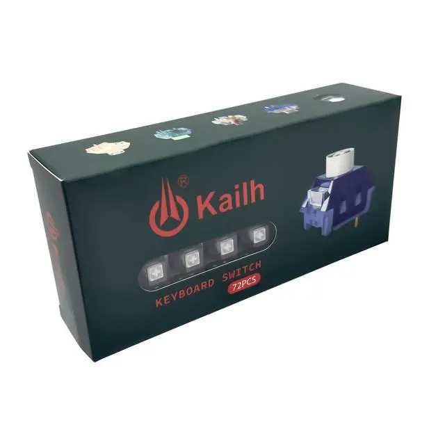 Alt view image 7 of 7 - Kailh Box White Mechanical Keyboard Switches,3-Pin 45gf Clicky/Speed Typing/Gaming/Waterproof Switches(72Pcs,Kailh Box White)