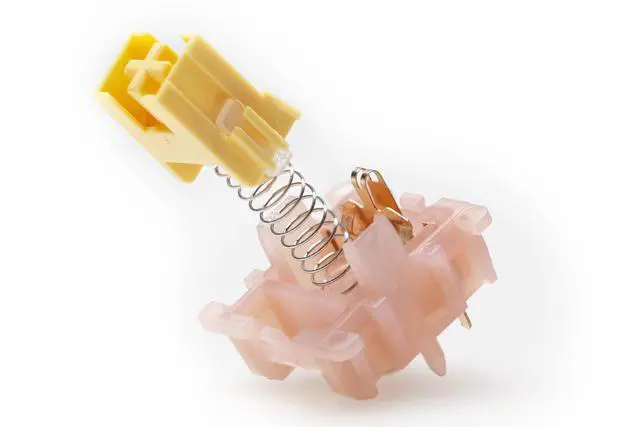 Alt view image 7 of 7 - Outemu Silent Peach V3 Switch Silent Lemon V3 Switch Linear Tactile Lime for Mechanical Keyboard POM PA66 Factory Lubed (OTM V3 Silent Peach No LiGuide Switch x90)