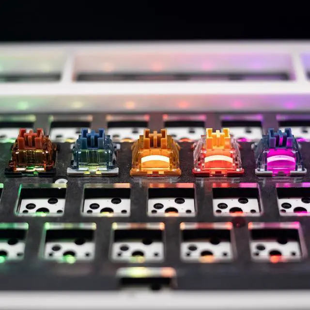 Alt view image 7 of 7 - Phoenix Linear Silent Keyboard Switch with LED Diffuser, 5 Pin