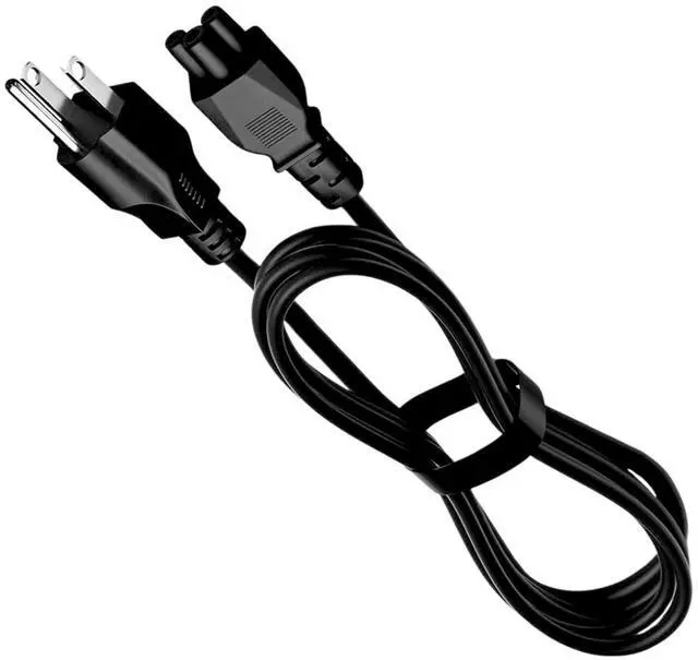 Main image of 3 Prong Universal Laptop Power Cord 4Ft C5 AC Power Cable Replacement for Dell, HP, Toshiba, Lenovo, MSI Computer; LG, Samsung, Sony Monitor TV, Epson Printer, Scanner