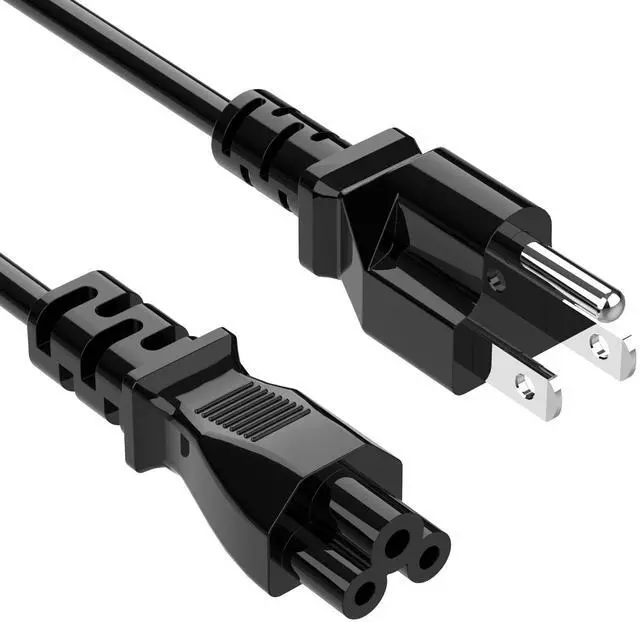 Main image of 6ft 3 Prong Laptop Power Cord Mickey Mouse Cable NEMA 5-15P to IEC C5