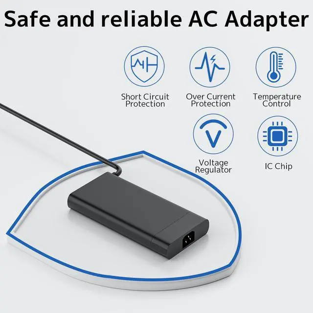 Alt view image 5 of 7 - AC Adapter 230W Fit for HP Omen Victus Pavilion Zbook Gaming Laptop Charger