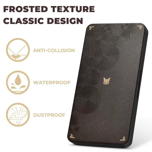 Alt view image 6 of 6 - Switch 2 Game Case Holder for Nintendo Switch2 & Micro SD Cards Holder, Switch Game Card Holder, Portable Cartridge Case with 24 Card Storage for Travel - Brown Black