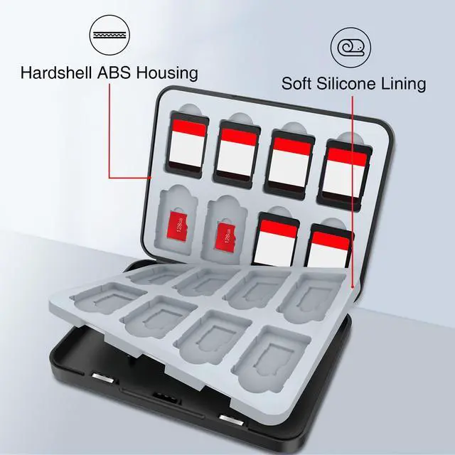 Alt view image 4 of 7 - Switch Game Card Case for Nintendo Switch 2/ OLED / Lite