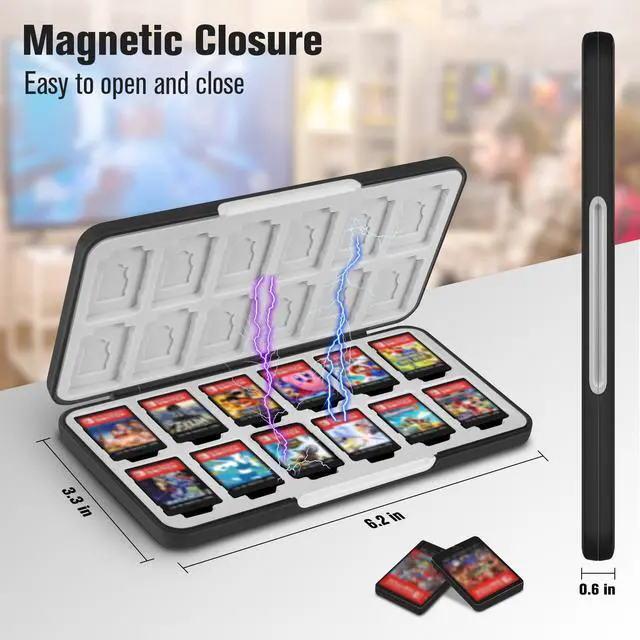 Alt view image 4 of 7 - Game Card Case for Nintendo Switch 2, Nintendo Switch/OLED/Lite