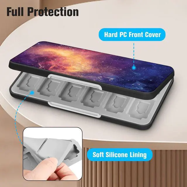 Alt view image 5 of 7 - Game Card Case for Nintendo Switch 2, Nintendo Switch/OLED/Lite