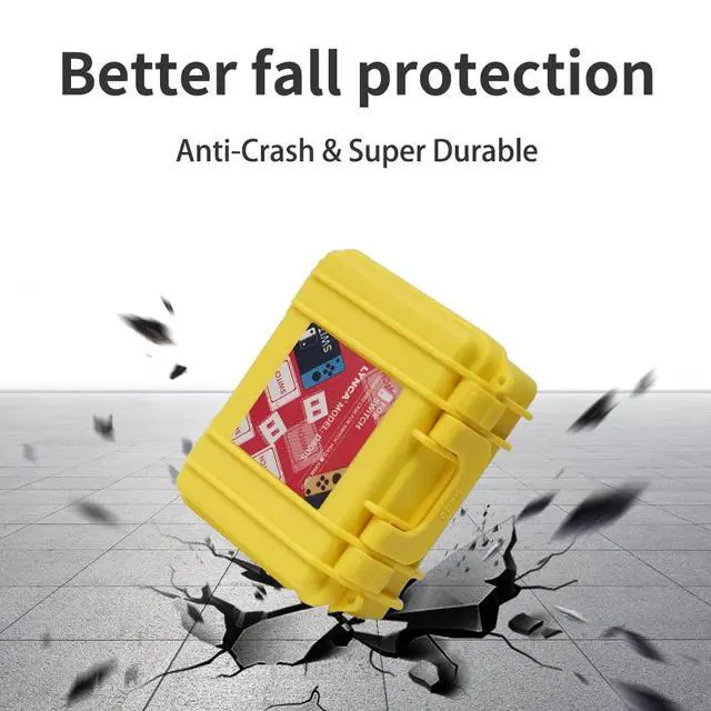 Alt view image 6 of 7 - Switch Game Card Case Compatible with N Switch Games, Protective Switch Game Cartridges Holder Carrying Storage Box, Portable Game Card Holder Case 8 Cartridge Slots for Nintendo Switch
