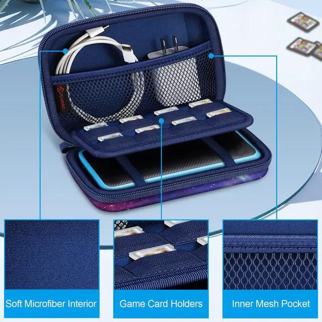 Alt view image 3 of 7 - Carrying Case for Nintendo New 2DS XL LL/New 3DS / 2DS / 3DS XL LL