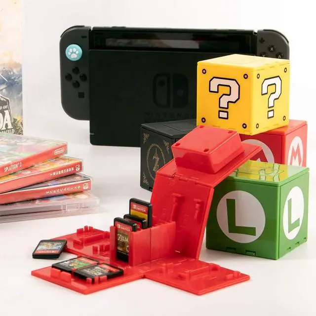 Alt view image 2 of 7 - Game Card Holder for Nintendo Switch - 16 Game Card Case Storage Cube, Portable Organizer for Switch Lite
