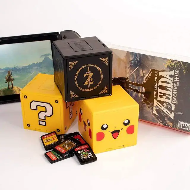 Alt view image 7 of 7 - Game Card Holder for Nintendo Switch - 16 Game Card Case Storage Cube, Portable Organizer for Switch Lite