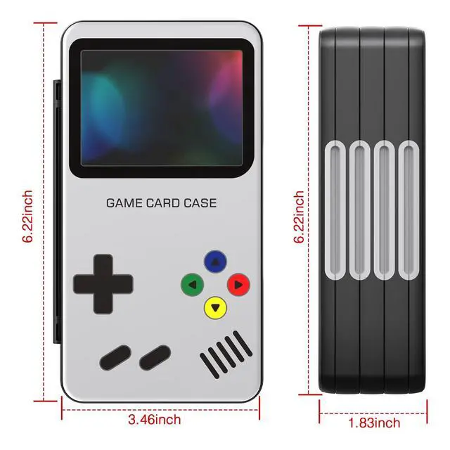 Alt view image 5 of 7 - Game Card Case Holder Compatible with Nintendo Switch 2/Switch OLED,Portable Switch Lite Game Card Storage with 96 Game Card Slots and 24 Micro SD Card Slots