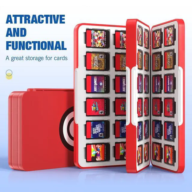Alt view image 6 of 7 - 48 Game Card Case Compatible with Nintendo Switch 2/Switch OLED/Lite