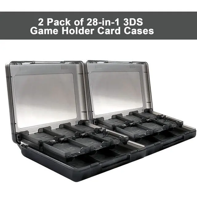 Alt view image 2 of 7 - 2-Pack 28 in 1 Game Card Storage Case for Nintendo 3DS Video Games