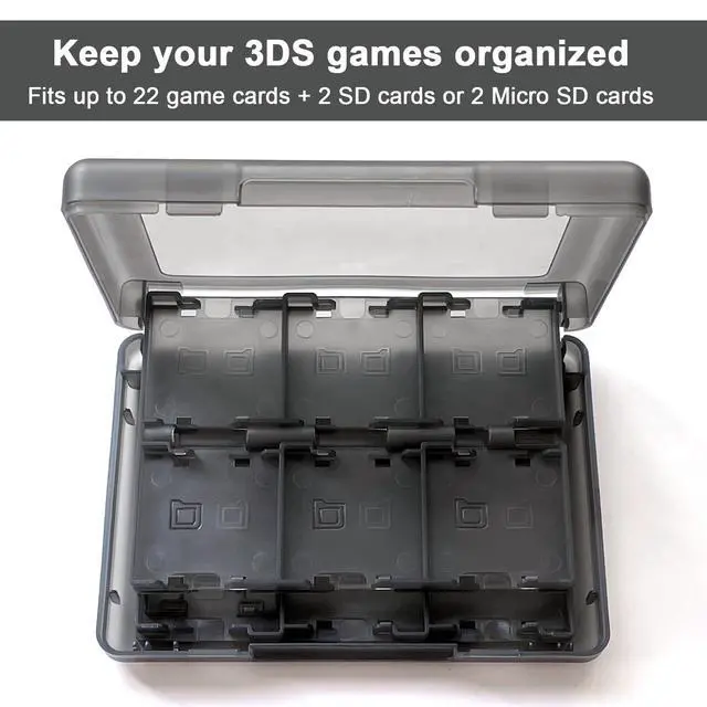 Alt view image 6 of 7 - 2-Pack 28 in 1 Game Card Storage Case for Nintendo 3DS Video Games
