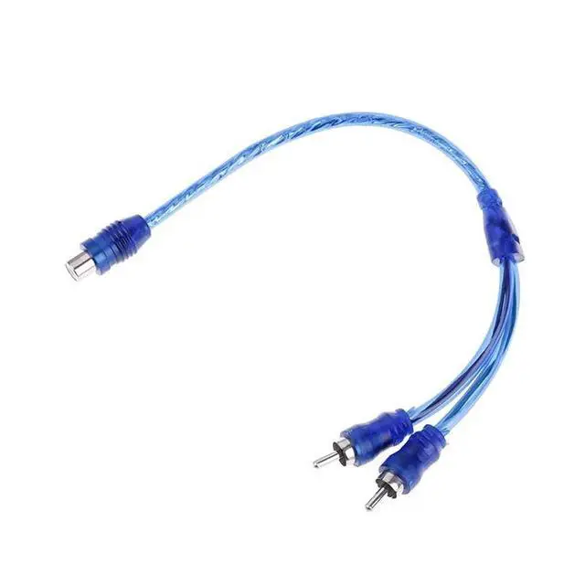 Alt view image 3 of 5 - 3 Pack RCA Splitter Adapter RCA Audio Cable Y Splitter 1 Female to 2 Male RCA Connectors for Car Audio System Amplifier Home Theater TV Car Stereo Head Unit Subwoofer Speaker Audio Device Amp