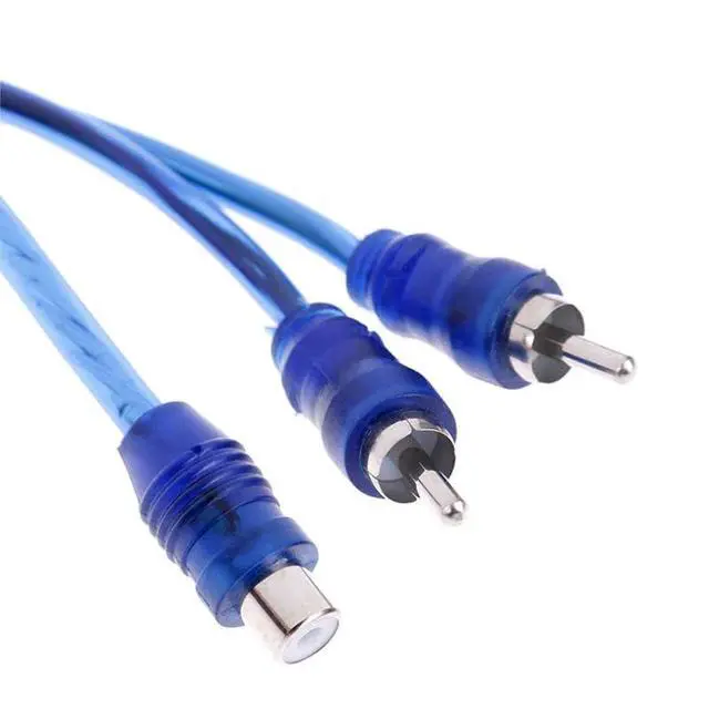 Alt view image 4 of 5 - 3 Pack RCA Splitter Adapter RCA Audio Cable Y Splitter 1 Female to 2 Male RCA Connectors for Car Audio System Amplifier Home Theater TV Car Stereo Head Unit Subwoofer Speaker Audio Device Amp