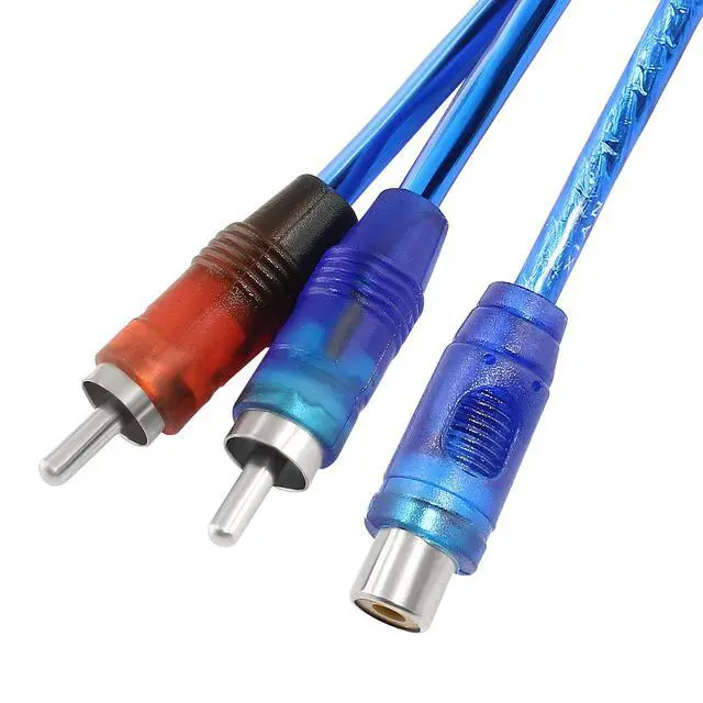 Alt view image 4 of 5 - RCA Y Adapter Splitter Cable 1 Female to 2 Male, 10 Pcs