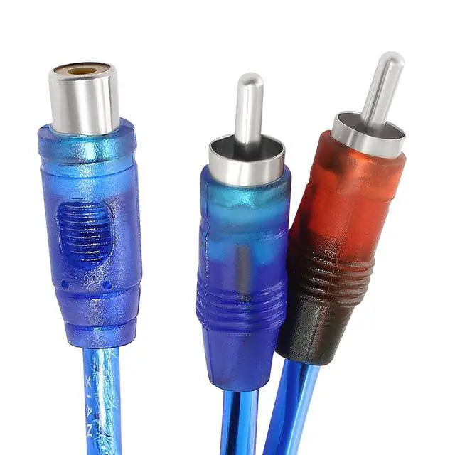 Alt view image 5 of 5 - RCA Y Adapter Splitter Cable 1 Female to 2 Male, 10 Pcs