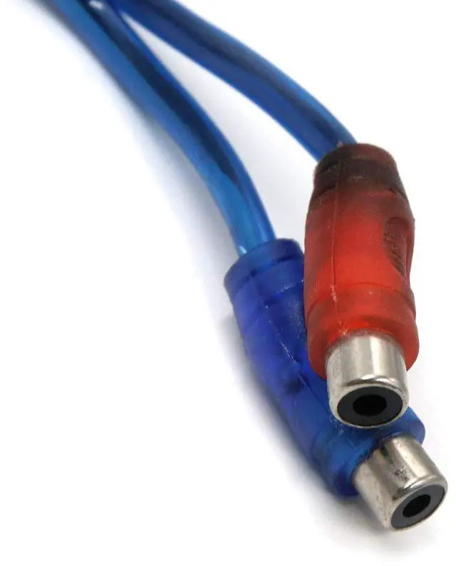 Alt view image 5 of 7 - 1 Male to 2 Female RCA Y Splitter Cable Car Audio Adapter Wire