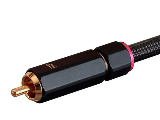 Alt view image 4 of 6 - 1-Male to 2-Female RCA Y-Adapter - 1 Feet - Black | Gold Plated Connectors, Double Shielded With Copper Braiding - Onix Series, 12 Inch