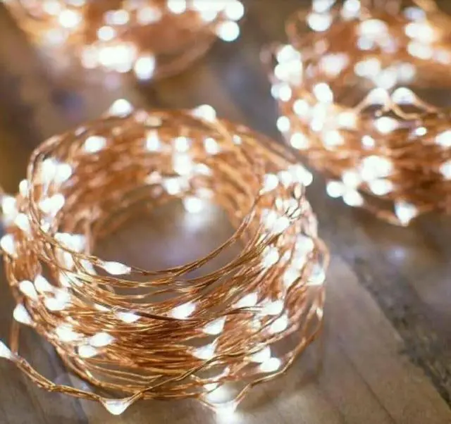Alt view image 2 of 7 - String Lights, Fairy USB String Light with 200 Warm White LEDs, 66 FT Copper String Lights for Bedroom Wall Ceiling Christmas Tree Wreath Craft Wedding Party Decoration (1)