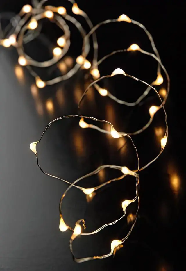 Alt view image 4 of 7 - String Lights, Fairy USB String Light with 200 Warm White LEDs, 66 FT Copper String Lights for Bedroom Wall Ceiling Christmas Tree Wreath Craft Wedding Party Decoration (1)
