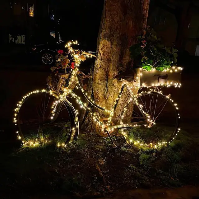 Alt view image 7 of 7 - String Lights, Fairy USB String Light with 200 Warm White LEDs, 66 FT Copper String Lights for Bedroom Wall Ceiling Christmas Tree Wreath Craft Wedding Party Decoration (1)