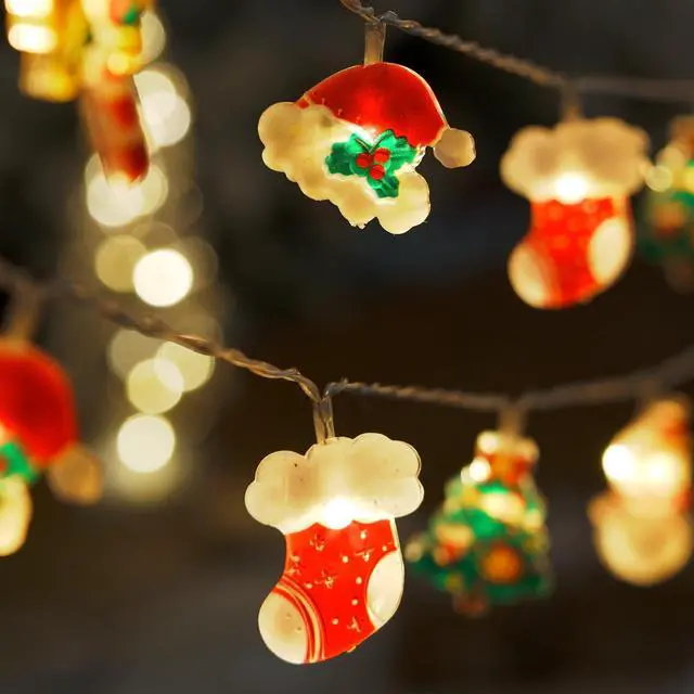 Alt view image 6 of 7 - Christmas String Lights, 20 LED Xmas Fairy Lights for Home Decor