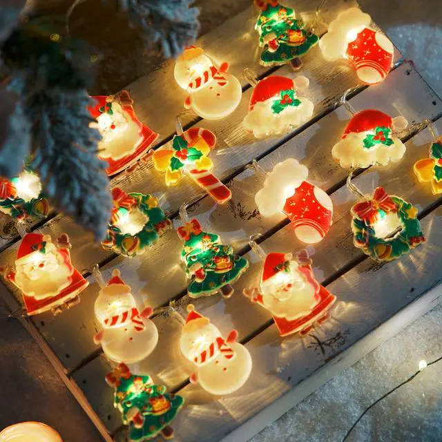 Alt view image 7 of 7 - Christmas String Lights, 20 LED Xmas Fairy Lights for Home Decor