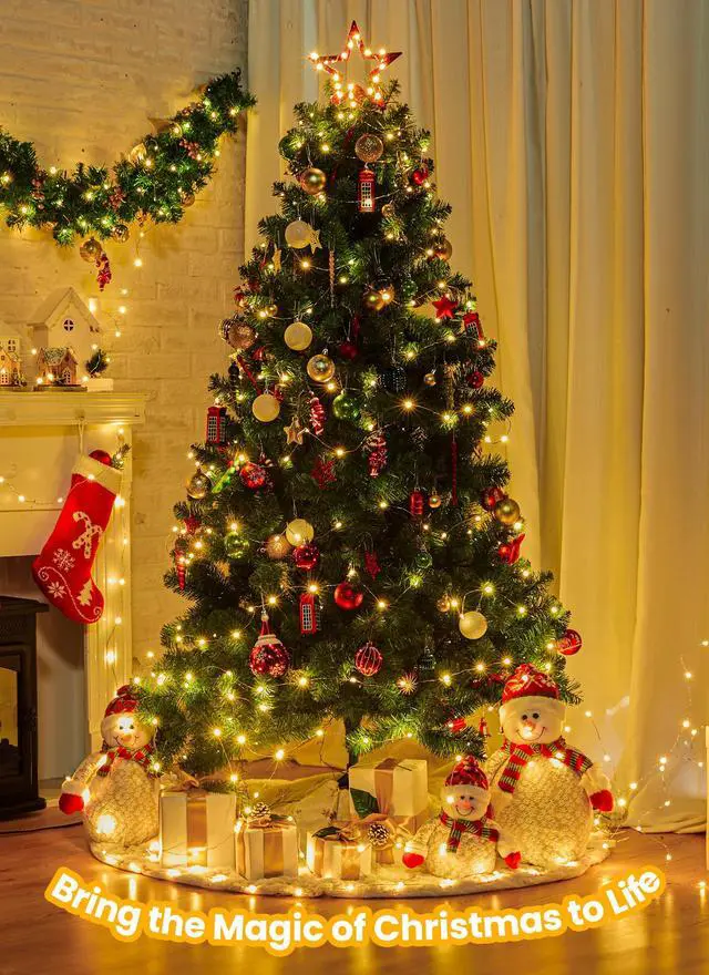 Alt view image 2 of 7 - Fairy Lights with Remote, 66 Feet 200 Led Firefly String Lights Plug in for Bedroom Home Wall Ceiling Christmas Tree Wreath Craft Wedding Party Indoor Outdoor Decoration, Warm White