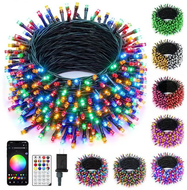 Main image of 82ft 250LED Smart Color Changing Christmas Halloween Tree Lights