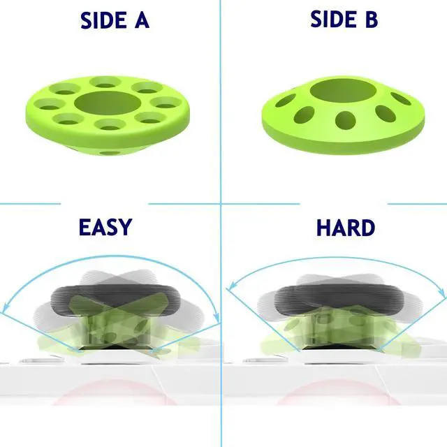 Alt view image 3 of 6 - Precision Rings for PS4 PS5, Xbox Series X/S, Xbox One S/X, Swicth Pro Game Controller Accessories Console Rings Aim Assist Ring (silicone-12pcs)