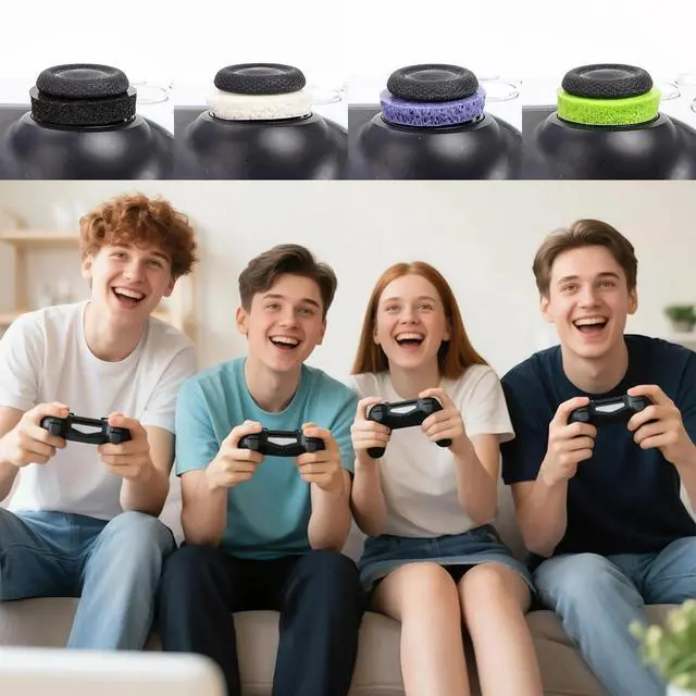 Alt view image 6 of 6 - 8 PCS Precision Rings Kit for PS4, for PS5, for Xbox-Combo I