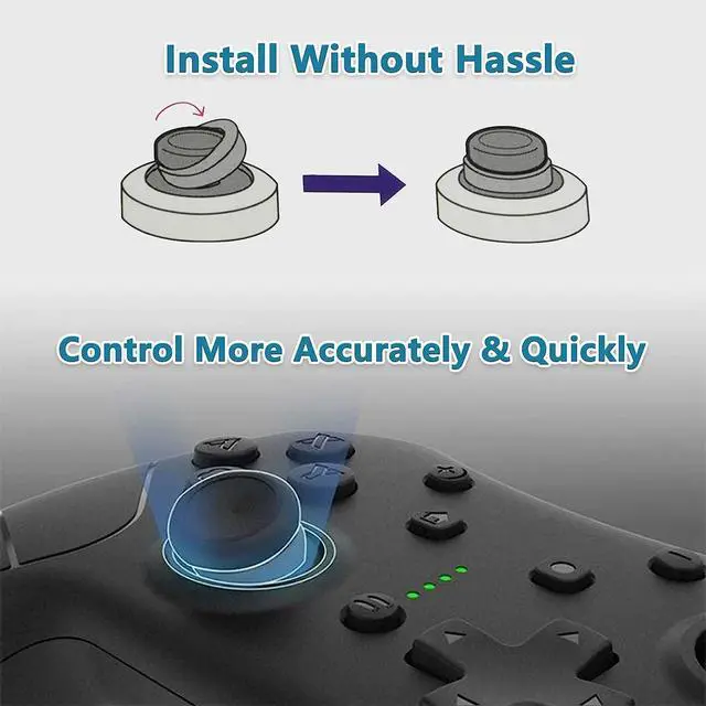 Alt view image 6 of 6 - Precision Rings, Aim Assist Motion Controller 24PCS Precision Target Control Rings Suitable for PS4, PS5, Xbox One, Xbox Series X, Switch, Switch Pro Accessories 4 Different Strengths Motion Control