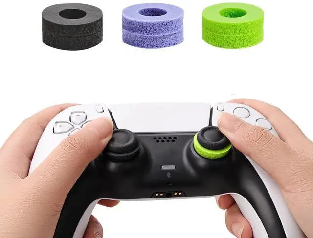 Main image of 6 Precision Rings Kit for PS5, for PS4, for Xbox(Black/Purple/Green)