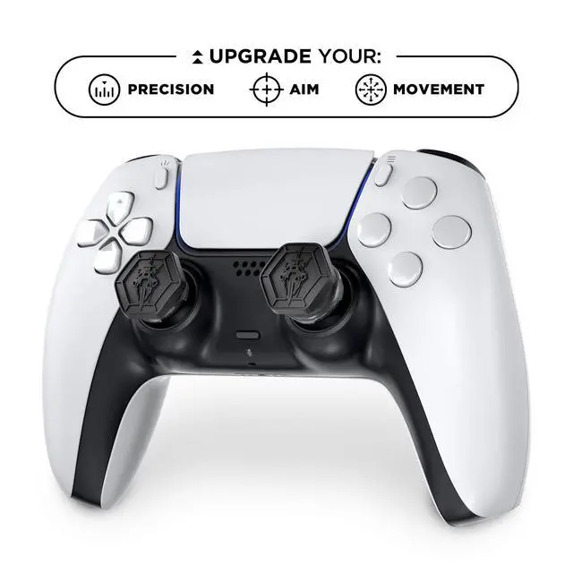 Alt view image 3 of 5 - Call of Duty: Modern Warfare III Performance Thumbsticks for PlayStation 4 (PS4) and PlayStation 5 (PS5) | 1 High-Rise, 1 Mid-Rise | Black/Clear