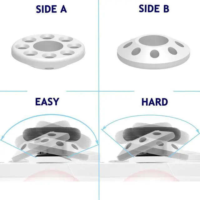 Alt view image 2 of 7 - Aim Assist Rings Precision Rings for PS5, PS4, Xbox Series X/S, Xbox One, Xbox 360, Switch Pro Controller