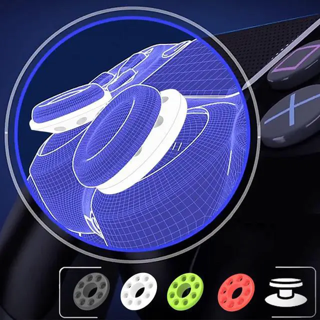 Alt view image 4 of 7 - Aim Assist Rings Precision Rings for PS5, PS4, Xbox Series X/S, Xbox One, Xbox 360, Switch Pro Controller
