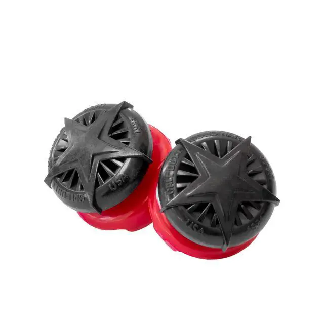 Alt view image 2 of 7 - Call of Duty: Black Ops Cold War Performance Thumbsticks for PlayStation 4 (PS4) and PlayStation 5 (PS5) | 2 High-Rise, Convex | Black/Red
