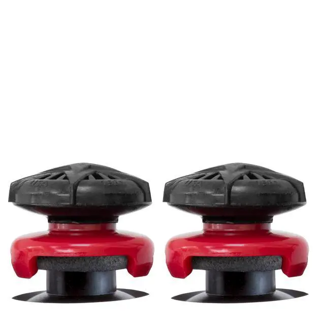 Alt view image 5 of 7 - Call of Duty: Black Ops Cold War Performance Thumbsticks for PlayStation 4 (PS4) and PlayStation 5 (PS5) | 2 High-Rise, Convex | Black/Red