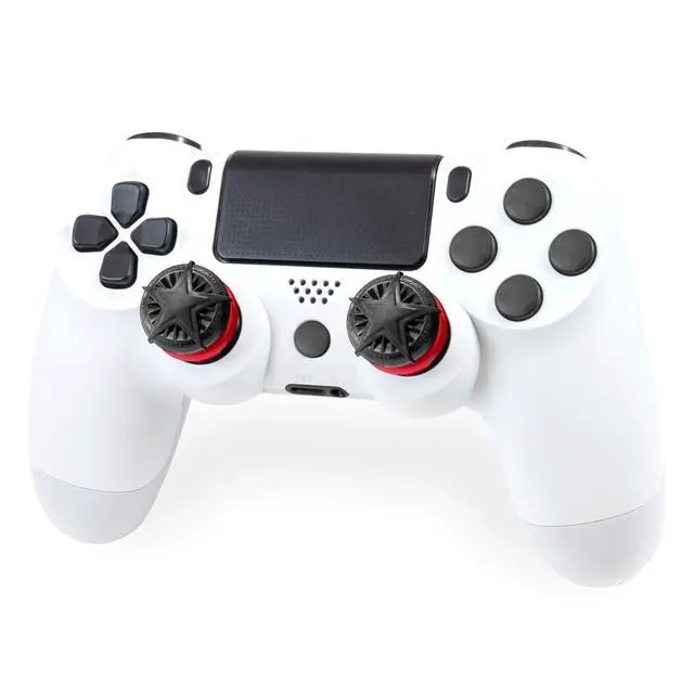Alt view image 7 of 7 - Call of Duty: Black Ops Cold War Performance Thumbsticks for PlayStation 4 (PS4) and PlayStation 5 (PS5) | 2 High-Rise, Convex | Black/Red