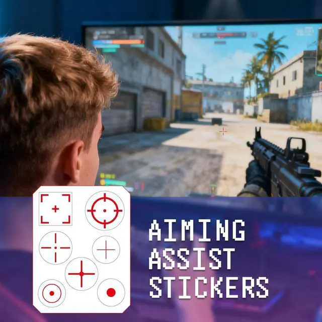 Alt view image 4 of 7 - 6 Pack Precision Rings Aim Assist for PS5, for PS4, Compatible with Xbox Controllers Accessories Control with Soft Silicone Rings Compatible with Fortnite & FPS Games,Black+Purple+Blue