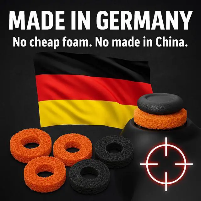 Alt view image 3 of 7 - Aim Assist Rings for PS5, PS4, Xbox & Switch 5X Thumbstick Tension Rings 5 Strengths Included FPS Precision Gaming Upgrade Anti-Drift Made in Germany
