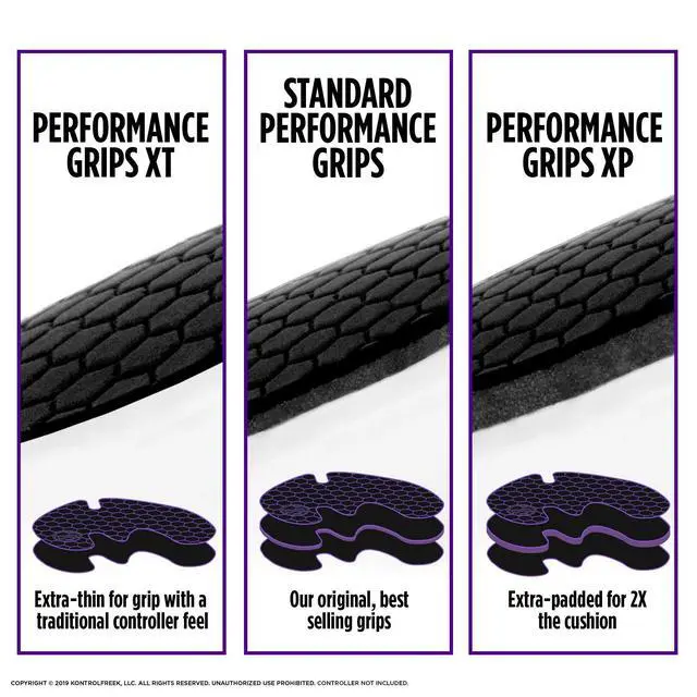 Alt view image 6 of 6 - Performance Grips for Xbox One and Xbox Series X Controller (Nightfall Black)