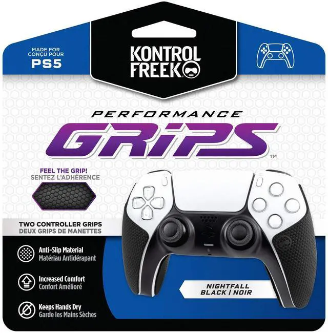 Main image of Performance Grips for PlayStation 5 (PS5) Controller (Nightfall Black)