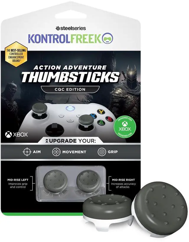 Main image of CQC Classic for Xbox One and Xbox Series X Controller | Performance Thumbsticks | 2 Mid-Rise Concave | Black