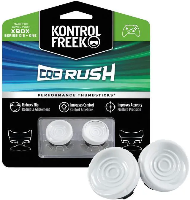 Main image of CQC Rush for Xbox One and Xbox Series X Controller | Performance Thumbsticks | 2 Mid-Rise Concave | White