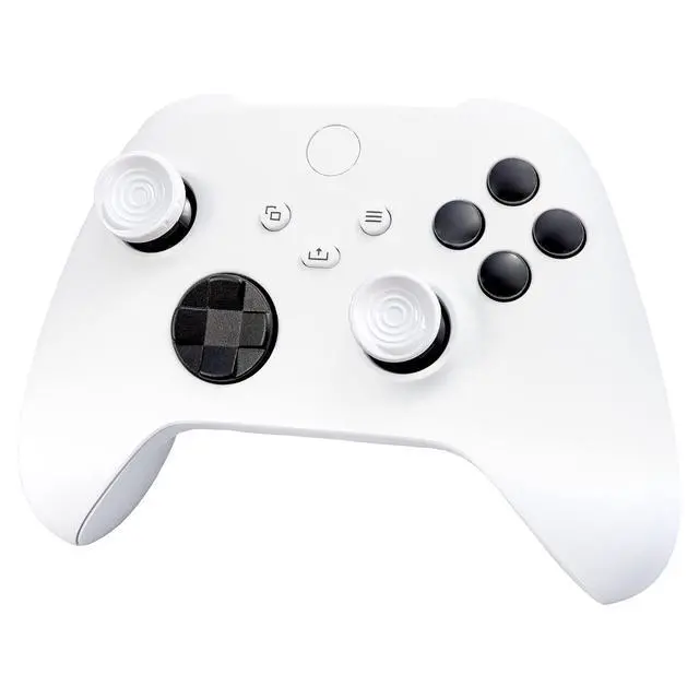 Alt view image 6 of 6 - CQC Rush for Xbox One and Xbox Series X Controller | Performance Thumbsticks | 2 Mid-Rise Concave | White